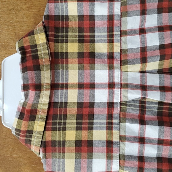 Janie and Jack plaid button down top - Picture 6 of 10